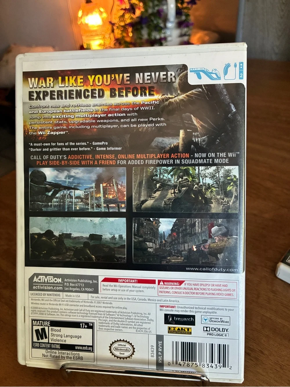 Nintendo authentic activision